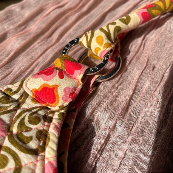 Vera Bradley Quilted Floral Hobo Bag Boho Y2K Cottagecore Shoulder Purse - Picture 4 of 16